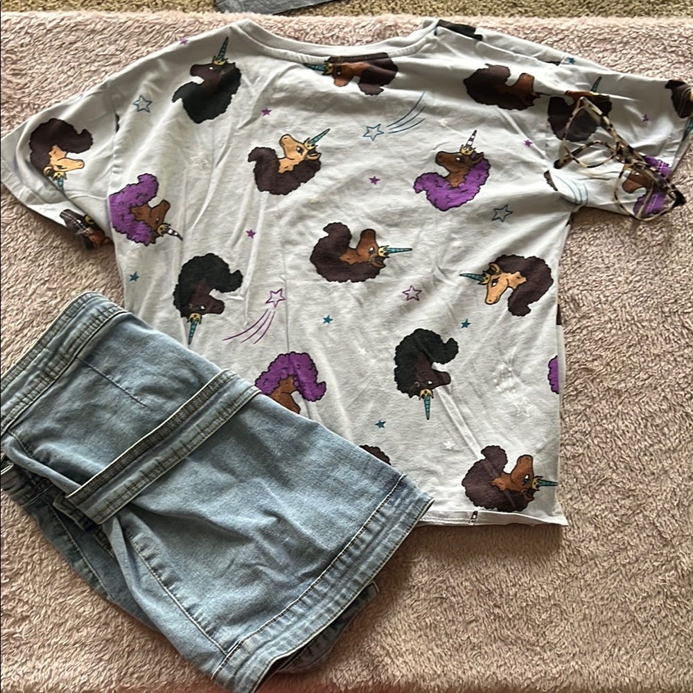 Denim Mini Skirt
